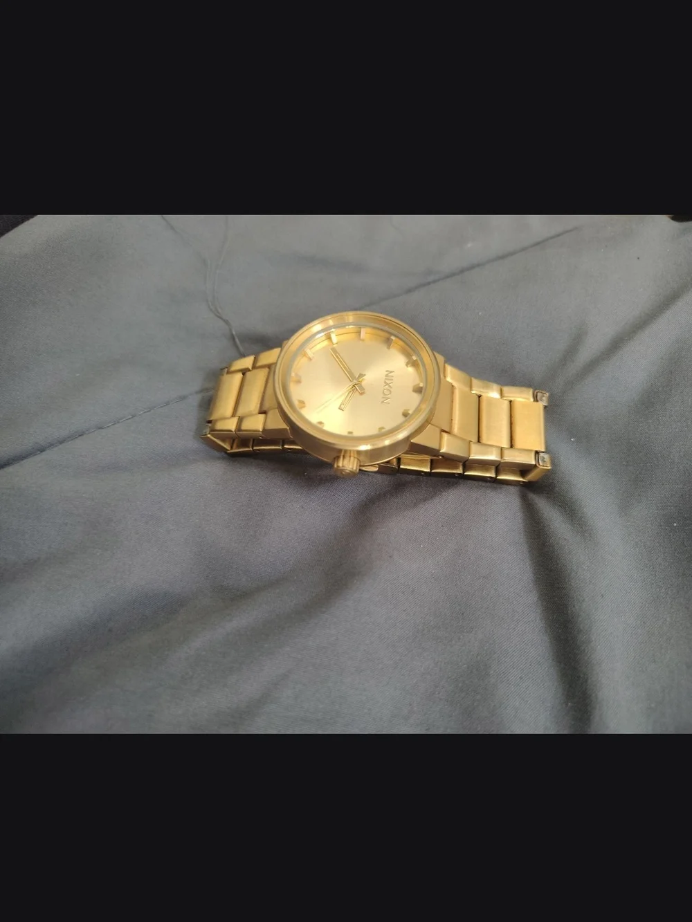 Nixon Gold-Tone Stainless Steel Bracelet Watch